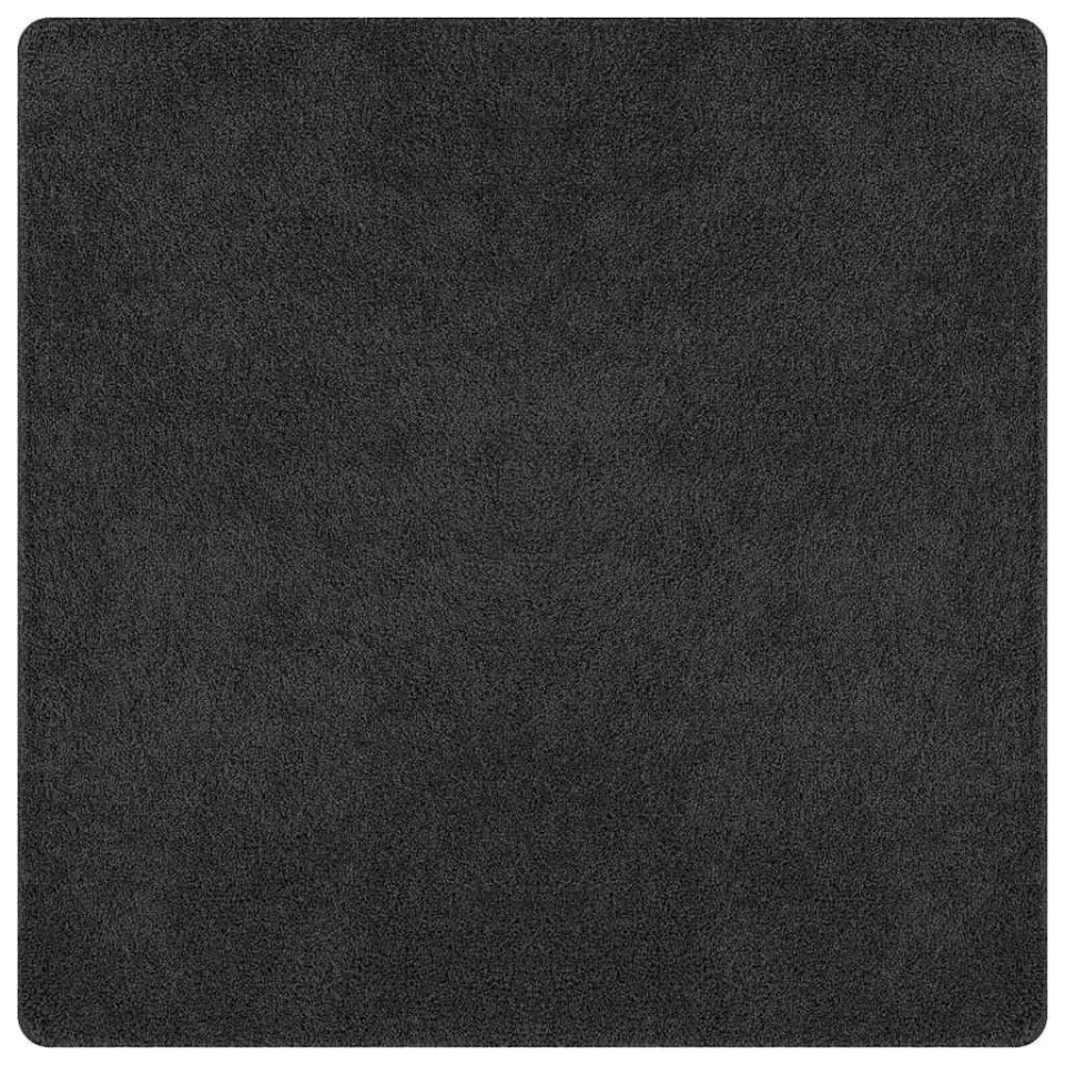 vidaXL Antislip Shaggy Tapijt Donkergrijs 200 x 200 cm PP