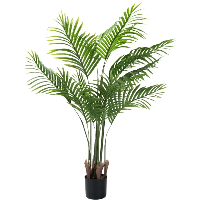 Stervia Kunstboom - Kunstmatige Palmboom - Kunstplant - Binnen en Buiten - 105 x 130 cm Groen