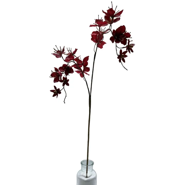 homebound by ky Kunsttak Scabiosa 96cm rood