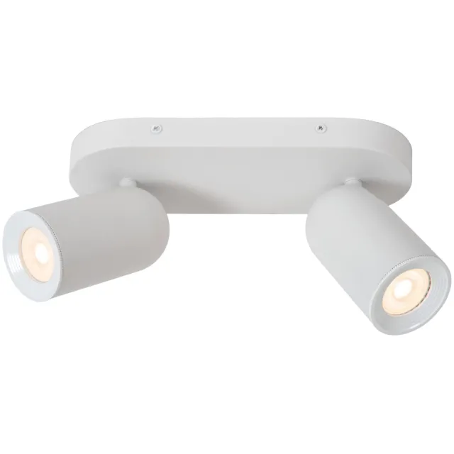 Lucide PUNCH - Plafondspot - 2xGU10 - Wit