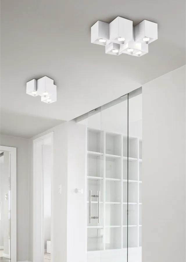Trio FERNANDO - Plafonniere - Wit mat - GU10 - Binnenverlichting