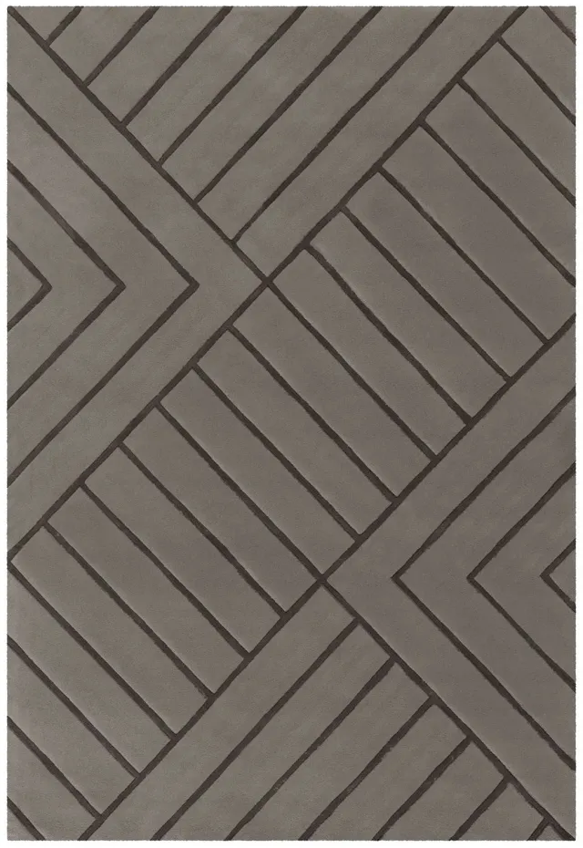 Dutch XXL Hoogpolig Vloerkleed | Tapijt | Cool | Geometrisch | Grijs