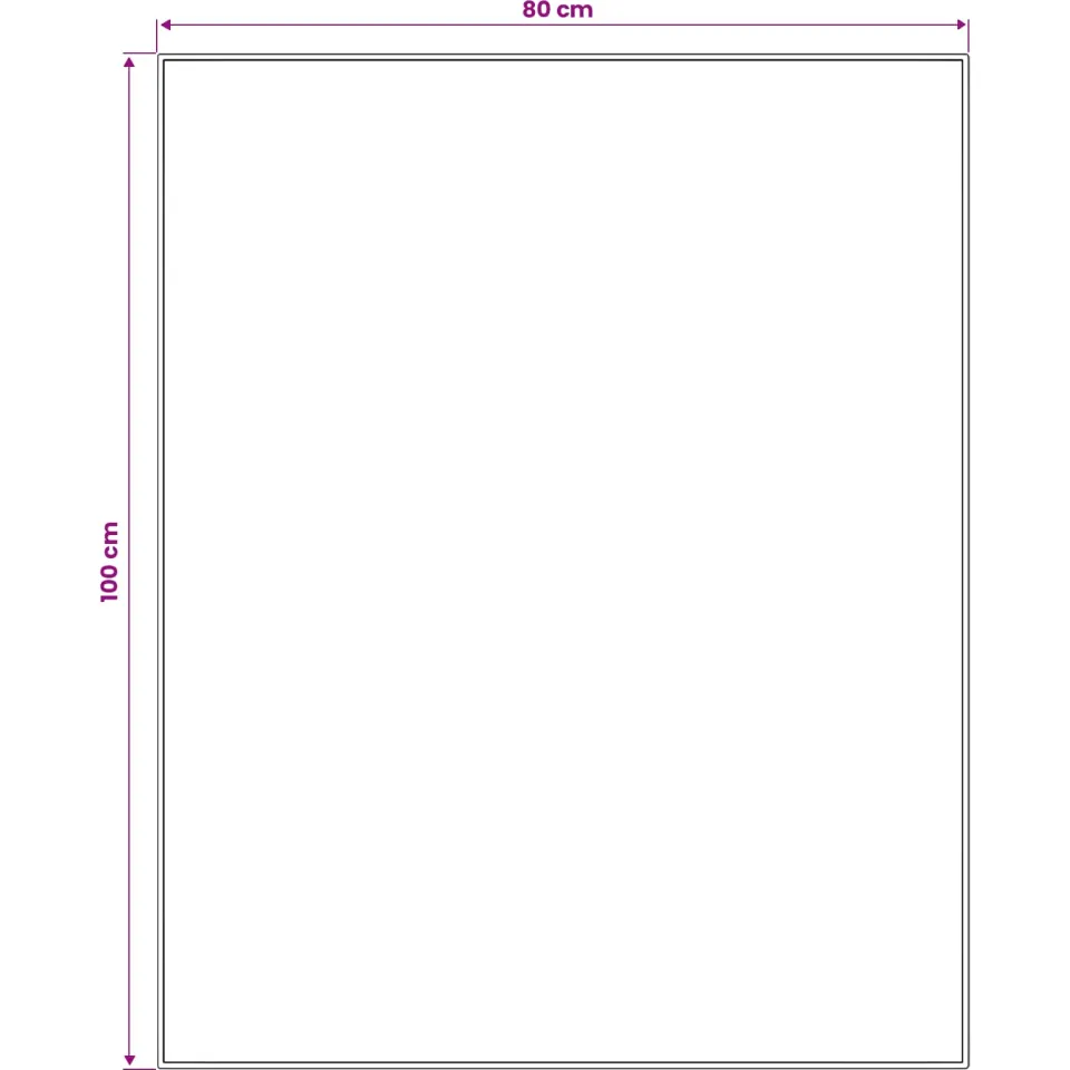 vidaXL Vloerkleedloper ORIZ 1150 gsm Blauw 100% polyestervilt, foto 4