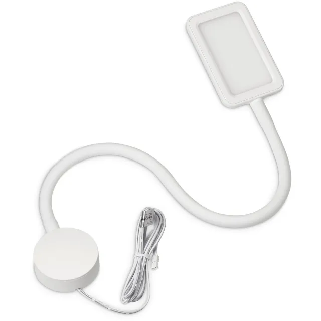 Sotech 2 x SOTECH LED Leeslamp Luminoso Square wit incl. 1 voeding l Leeslamp