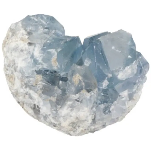 Ruben Robijn Celestien brokje ruw ca. 3-5 cm per stuk Blauw