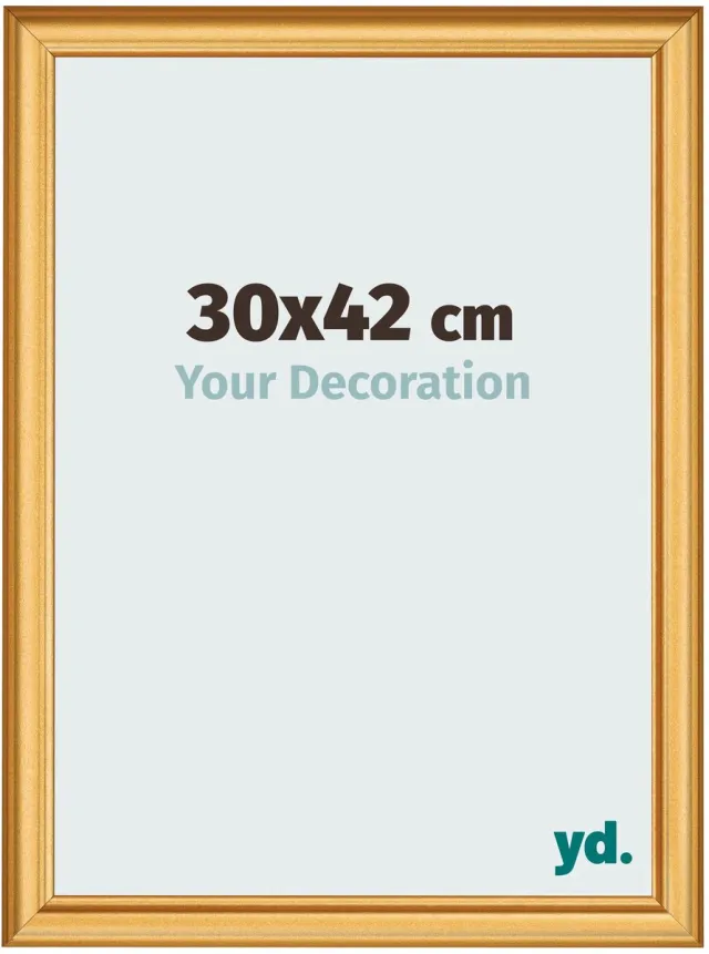 yd. Your Decoration - Fotolijst 30x42 cm - MDF - Goud Mat - Lazio