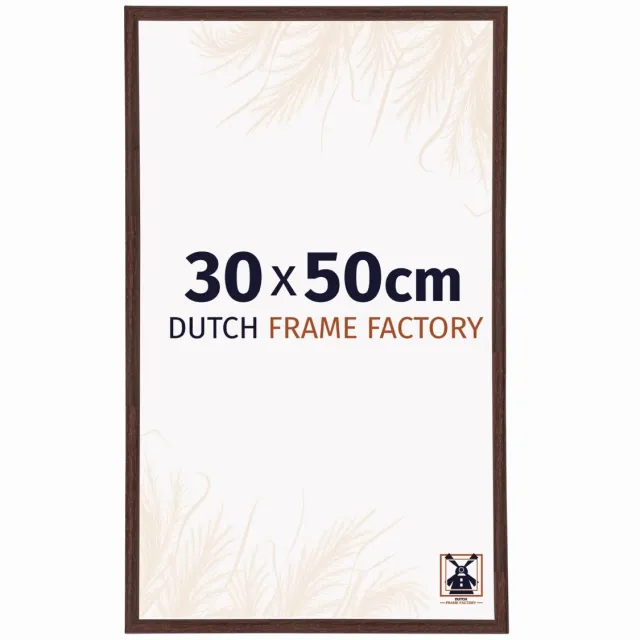 Dutch Frame Factory Fotolijst 30x50 cm - Kunststof - Bruin - Angers
