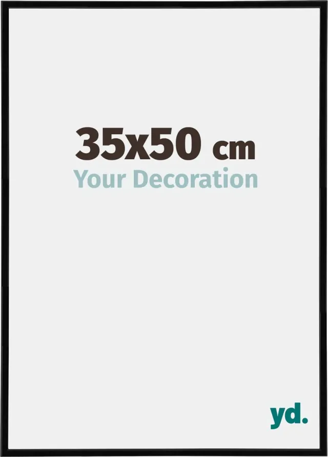 yd. Your Decoration - Fotolijst 35x50 cm - Kunststof - Zwart Hoogglans - Annecy