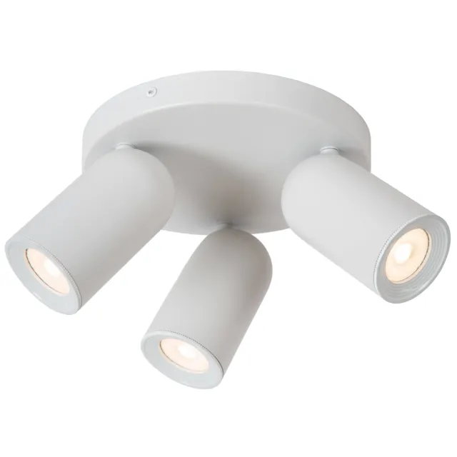 Lucide PUNCH - Plafondspot - Ø 21 cm - 3xGU10 - Wit