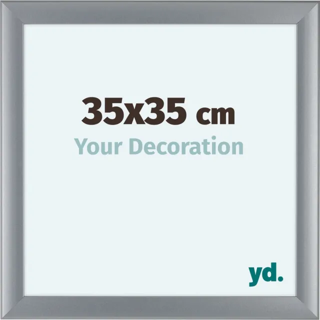 yd. Your Decoration - Fotolijst 35x35 cm - MDF - Zilver Mat - Como