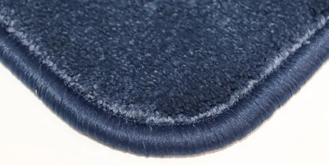 Prima Luxe - Vloerkleed - Naast bed/bank - Warme voeten - Loper - Willemijn - donker blauw - 35x160cm