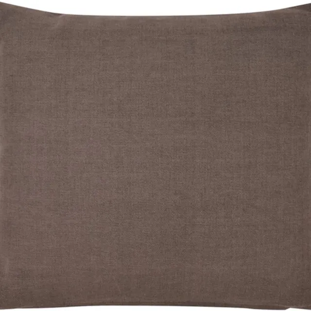 Linen & More Solid Canvas Licht Grijs Kussen | 45 X 45 | Sierkussen Voor Woonkamer Of Slaapkamer