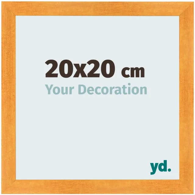 yd. Your Decoration - Fotolijst 20x20 cm - MDF - Oranje - Pisa