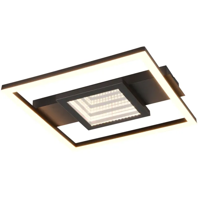 RL LIVE YOUR LIGHT REALITY WHEELER - Plafondlamp - Zwart mat - incl. 1x SMD 16 W - Wandmontage
