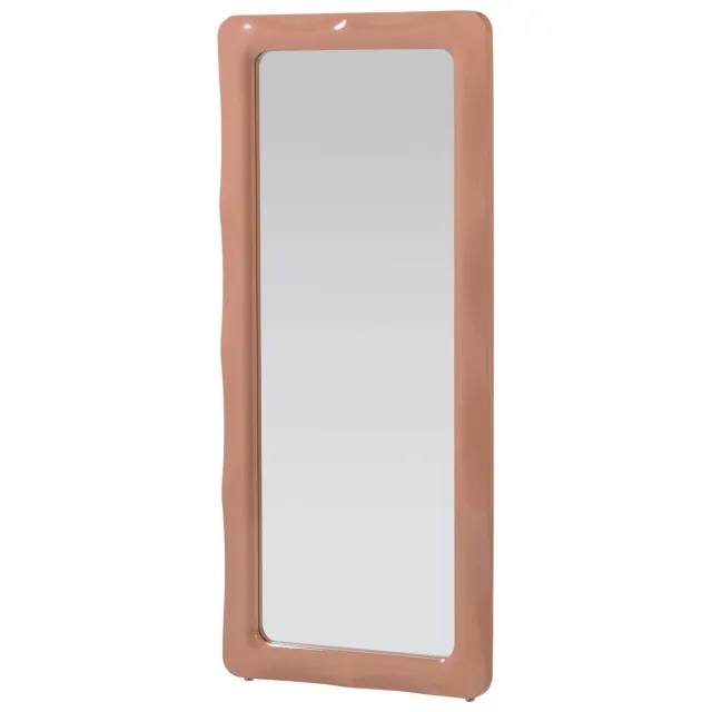 WOOOD Norea passpiegel van 180 cm in hoogglans oudroze old pink