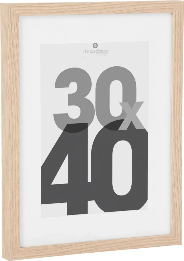 Atmosphera Créateur d'intérieur® FOTOKADER 30 X 40 CM - MDF - NATUREL