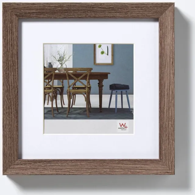 Walther Fiorito - MDF Houten lijst - Fotoformaat 40x40 cm - Walnoot