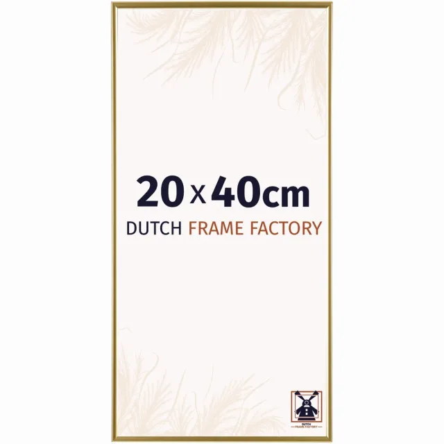 Dutch Frame Factory Fotolijst 20x40 cm - Kunststof - Goud - Easy