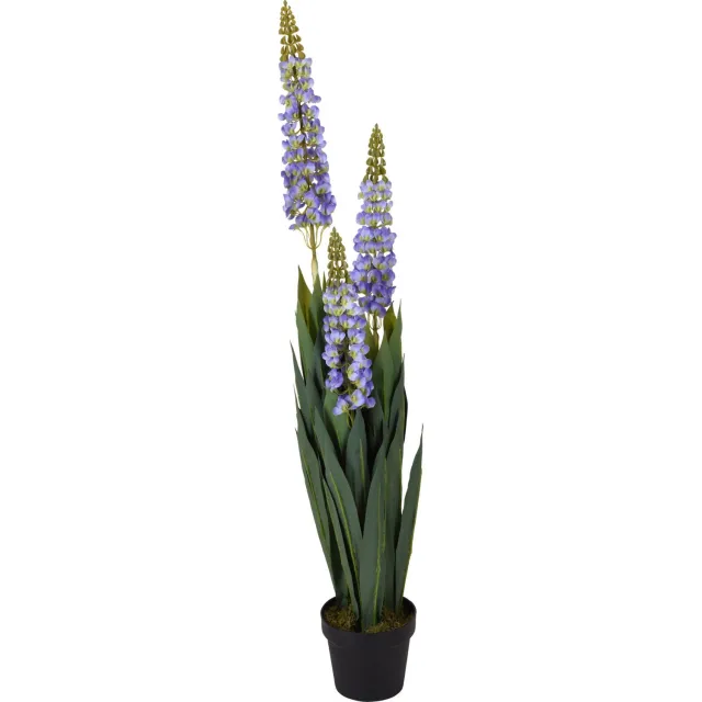 Home & Styling Collection Home Styling Collection - Kunstmatige lupine in pot, 120 cm - paars
