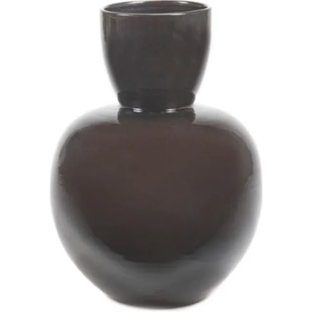 Serax Vaas - aardewerk - bruin - D24,5 x H39 cm - Opening 21 cm