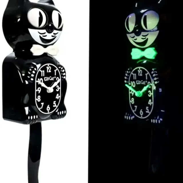 Kit Cat Classic Kit-Cat Klock Wandklok Glow in the Dark – Zeer Gelimiteerde Editie