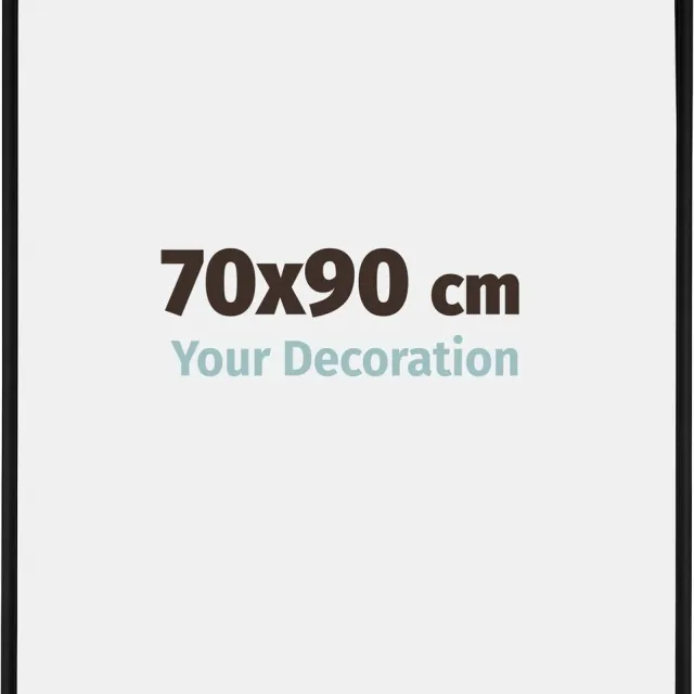 yd. Your Decoration - Fotolijst 70x90 cm - Aluminium - Zwart Mat - Kent
