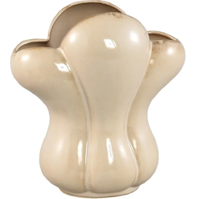 PTMD Vaas Mellie - Beige - 22x16x24cm