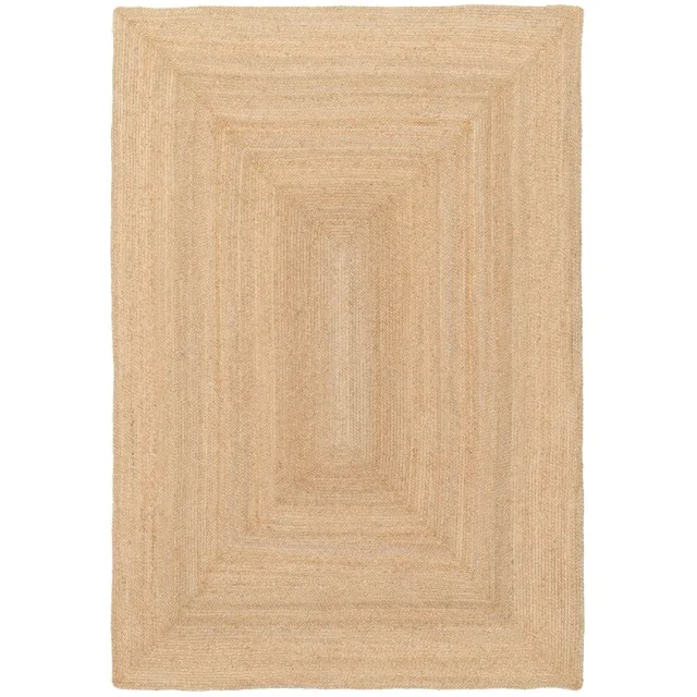 AFK Living Handgevlochten jute tapijt INDIRA beige