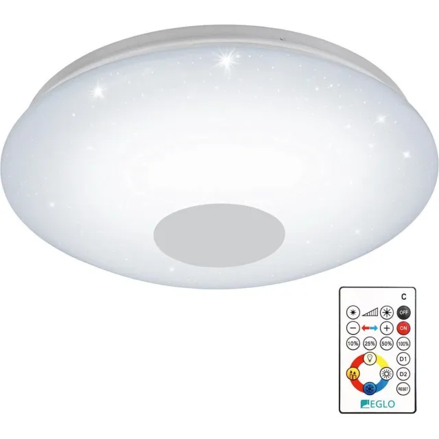 EGLO Voltago 2 - Wand/Plafondlamp - 1 Lichts - Ø600mm. - Wit