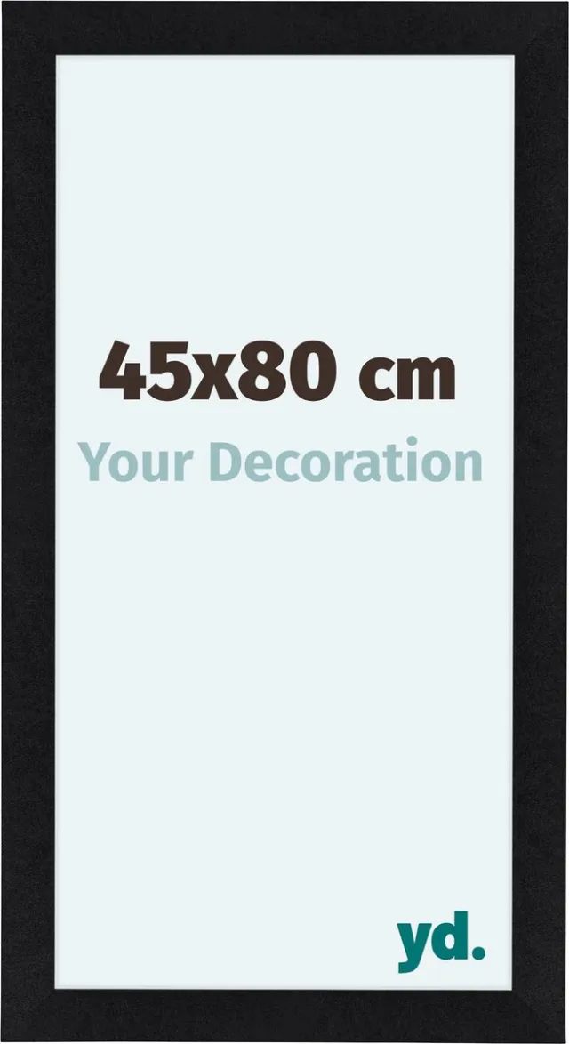 yd. Your Decoration - Fotolijst 45x80 cm - MDF - Zwart Mat - Como