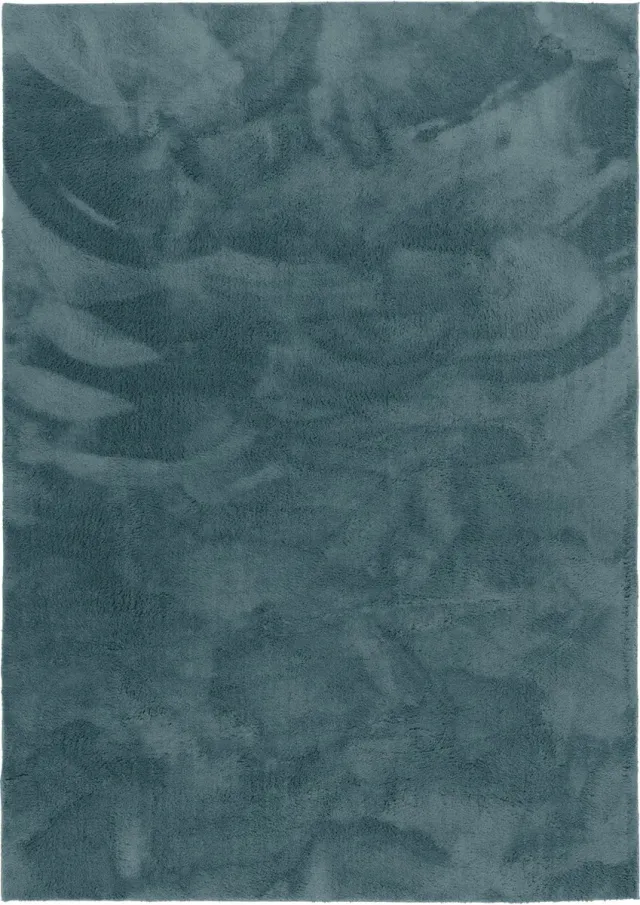 Pergamon Vloerkleed Luxe Superzachte Bont Parel Blauw