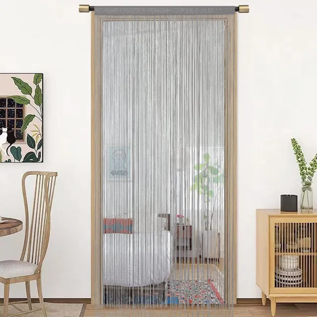 Unyqoos Elegant En Functioneel Deurgordijn Voor Diverse Toepassingen In Huis En Feestdecoraties bruin