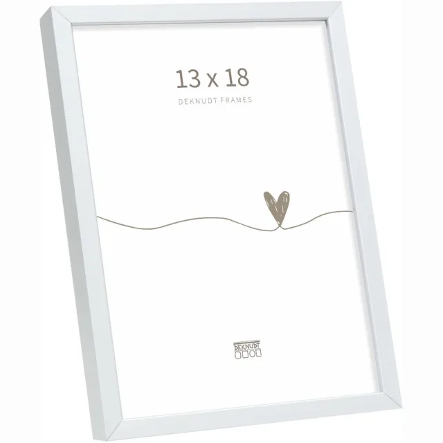 Deknudt Frames fotolijst S029D1 - smal mat zilverkleurig aluminium - foto 13x18 cm