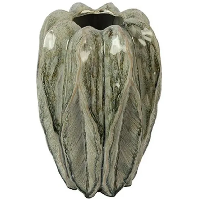 Countryfield Vaas levi leaf 20x20x29cm grn groen