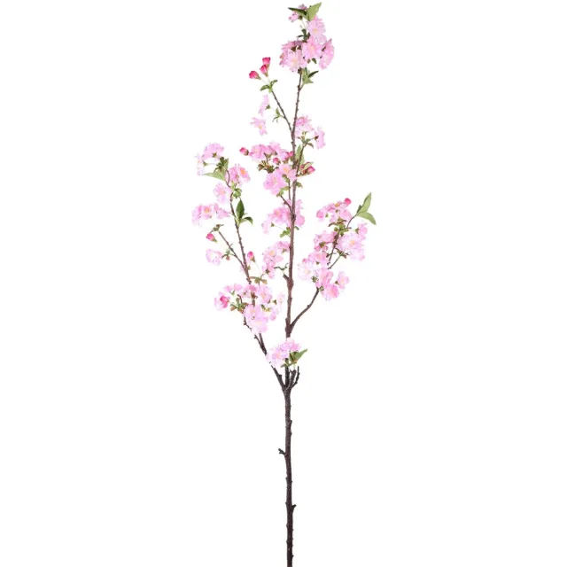PTMD Kunstbloem Bloesem - 50x30x95 cm - Plastic - Roze