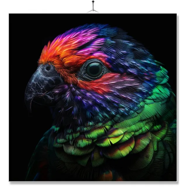 MC Living Tegel Met Opdruk | Geschenk | Dier | Regenboog | HD | Vogel Ontwerp 1