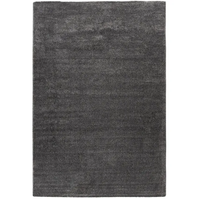 Dutch XXL Hoogpolig Vloerkleed | Tapijt | Nila | Uni | Antraciet | 80x150 cm