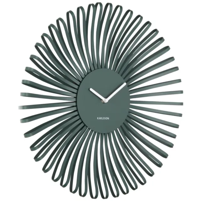 Karlsson Wandklok Polo - Groen - 48x48x48cm - Wandklok Modern