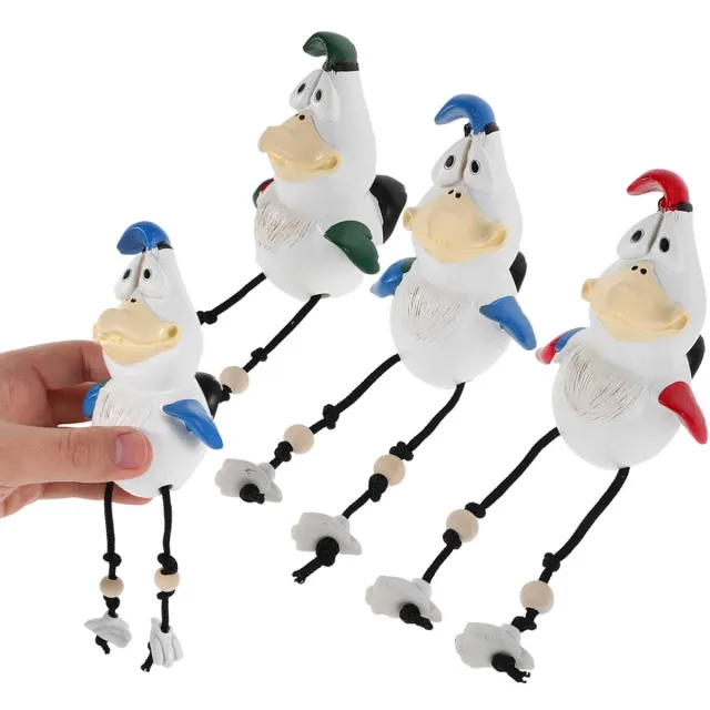 COOAU Tuinornamenten met Kuikentjes - Keramische Ornamenten - Handgemaakte Decoraties - 3 Stuks