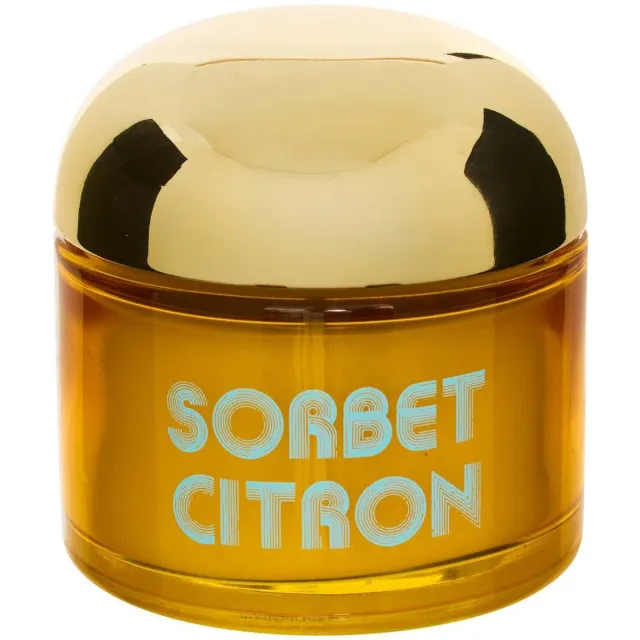 Atmosphera Créateur d'intérieur® Geurkaars 50 g in gekleurd glazen potje SORBET Jaune