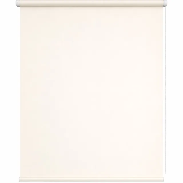 Neotherme Rolgordijn 80x160 cm – Madeco Clip-On Rolgordijn – Lichtdoorlatend – Zonder Boren – Beige / Crème – 100% Polyester
