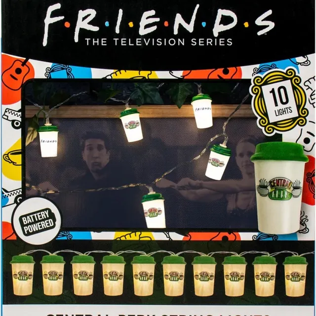 Friends String Lights - Coffee Cups (Closed Box)