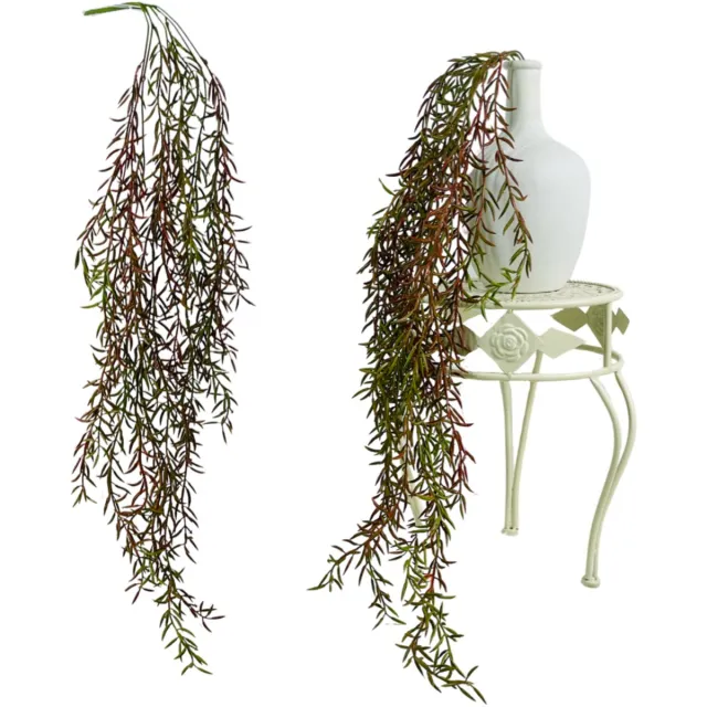 Inspiruj Asparagus Zwis - Kunstplant - Groen en Bruin - Real Touch - 100 cm Groen;Bruin
