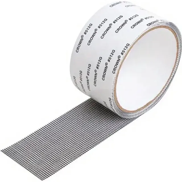 Home & Marker Hor Reparatie Tape - Raamhor - Deurhor - Horrengaas - Grijs - 2 Meter - INSECTAPE