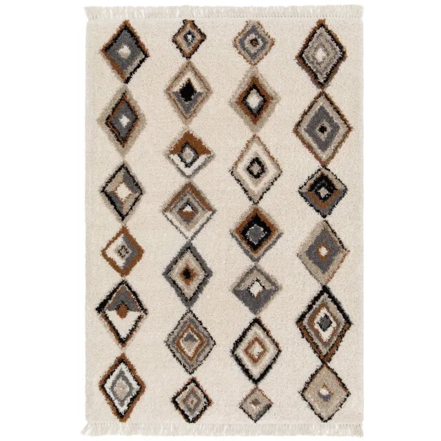 Boho&me Berber vloerkleed - Atlas Nomad bruin/grijs 200x290