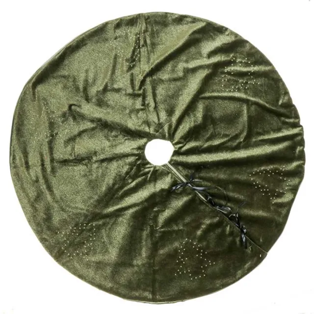 Unique Living Treeskirt Navi 120Øcm dark green - Kerstboomkleed Groen