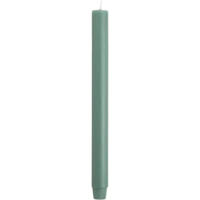 Rustik Lys Dinerkaarsen (2,6 x 30 cm) - Jade - Doos 20 stuks