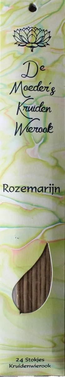 De Moeder's Geuren Wierook Rozemarijn - De Moeders Geuren - 24 Stokjes Kruidenwierook