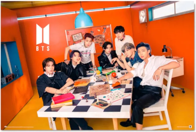k-pop BTS Superstars Poster 61x91.5cm Multi color