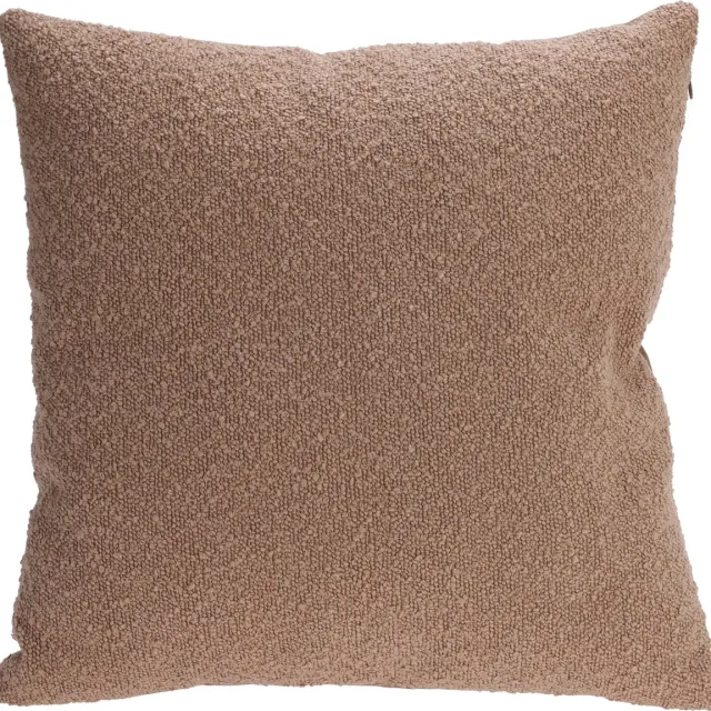 H&S Collections sierkussen-boucle-zandkleurig-45x45cm
